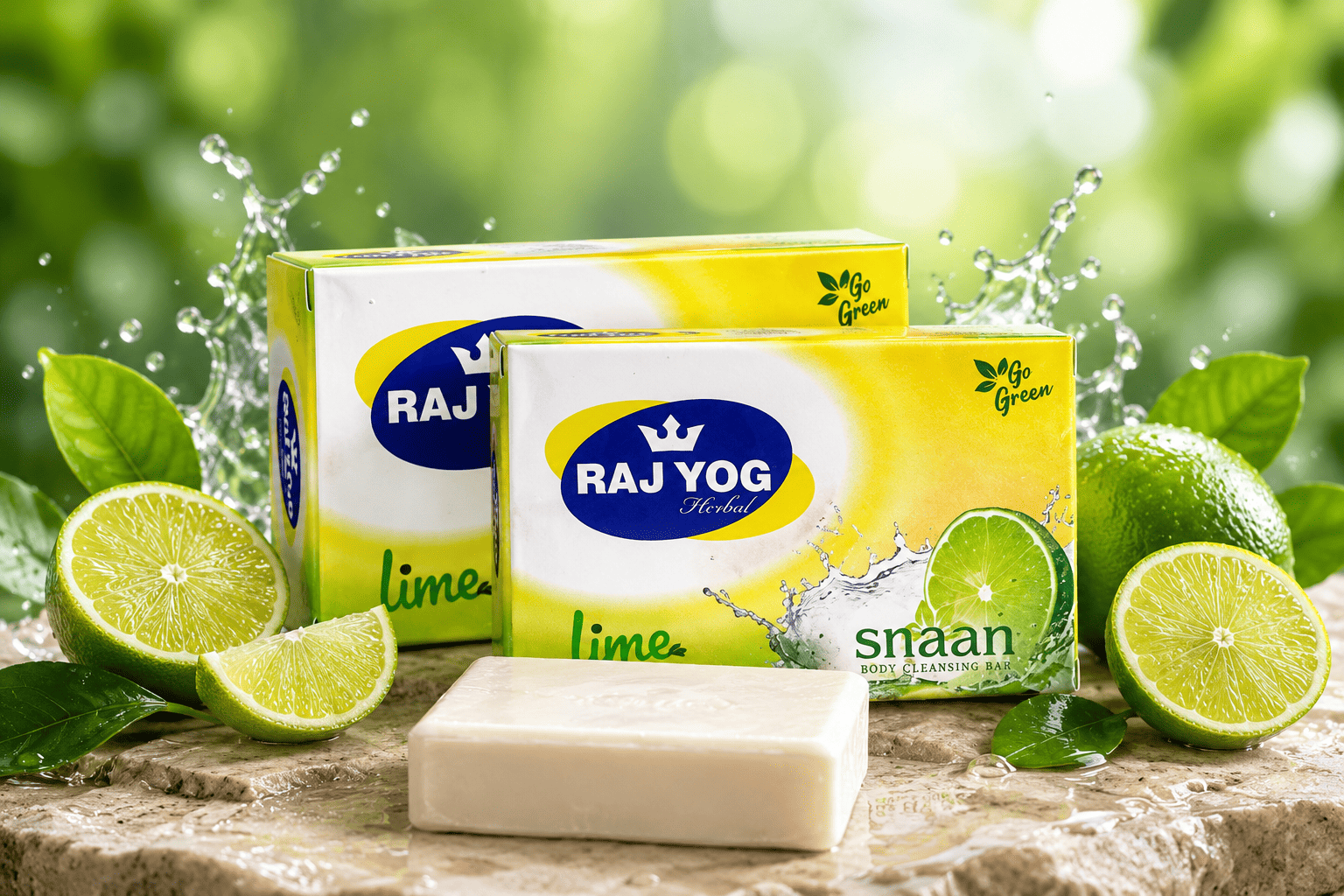 Raj Yog Herbal Snaan Lime Soap