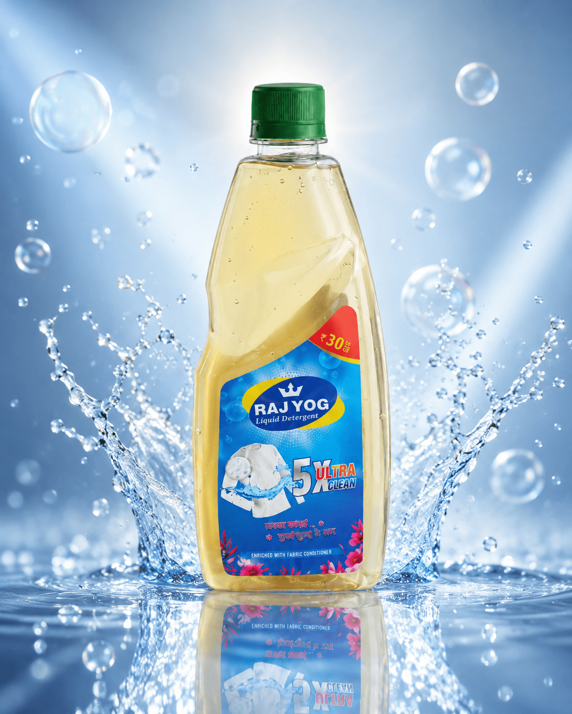 Raj Yog Liquid Detergent 5X Ultra Clean