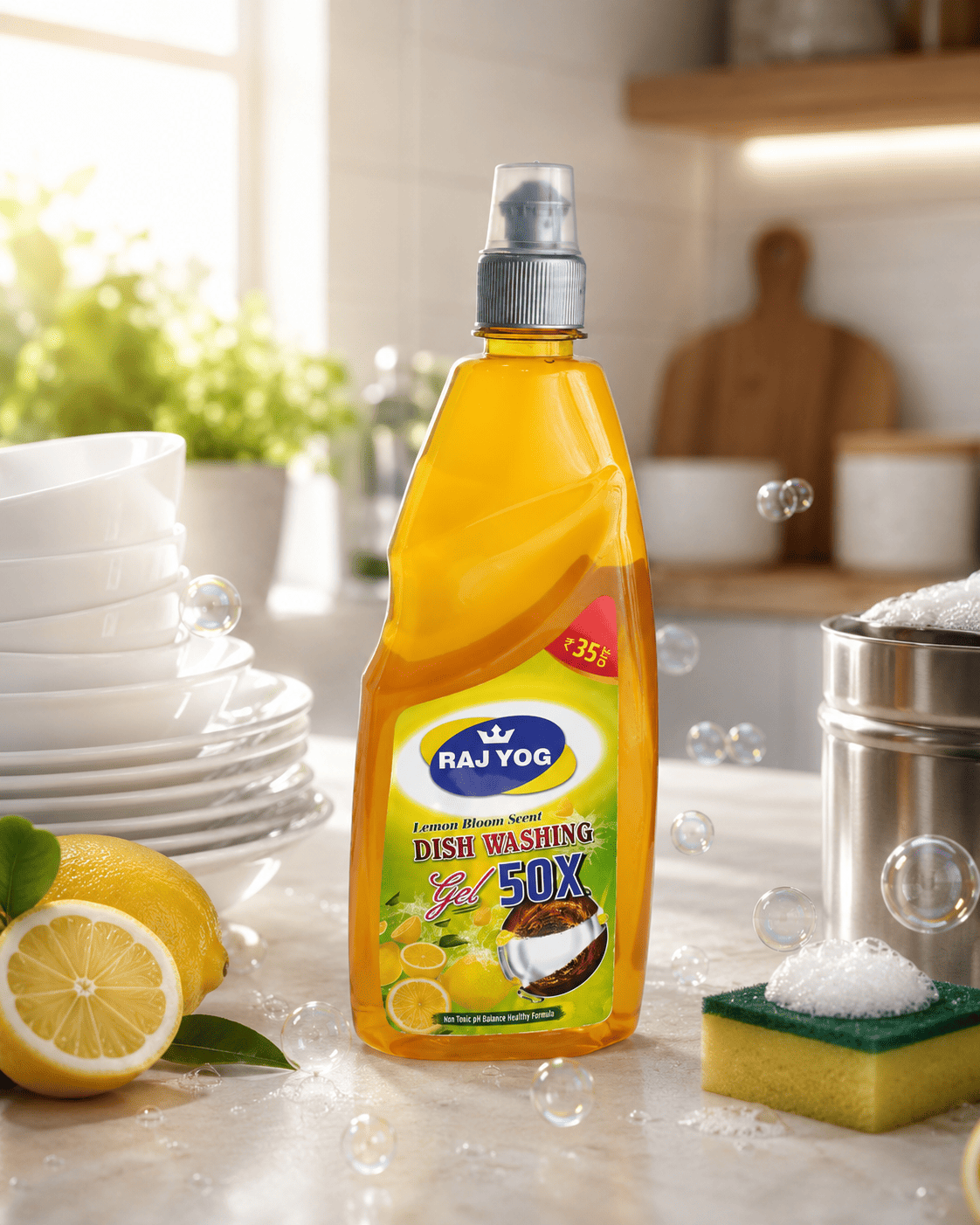 Raj Yog Dish Washing Gel 50X